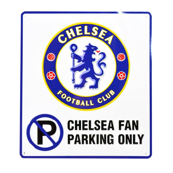 Chelsea FC Official Football Crest No Parking Sign