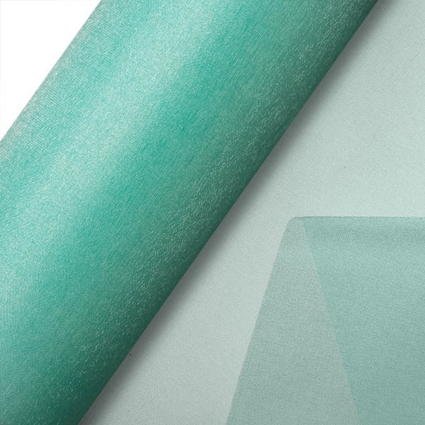 Club Green Organza 25 Metre Snow Sheer Roll