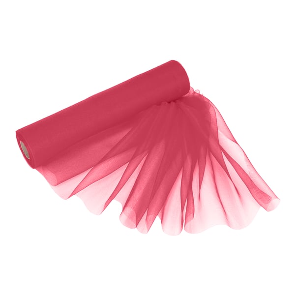 Club Green Organza 25 Metre Snow Sheer Roll