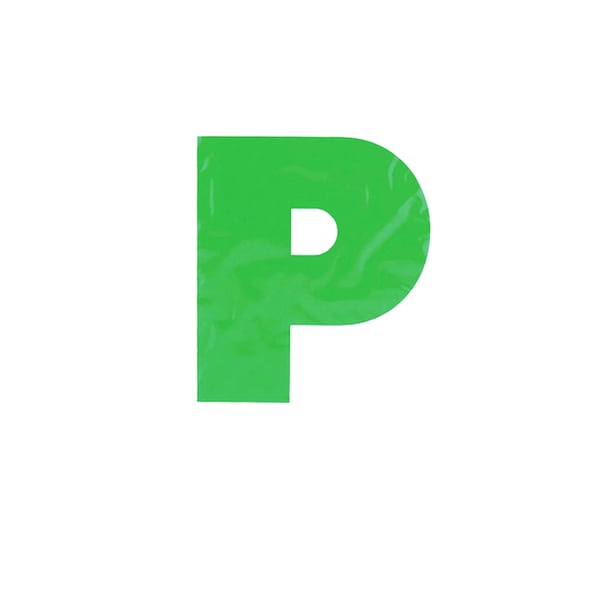 County Stationery Magnetiske grønne nye chauffør P-plader (pakke med 2)
