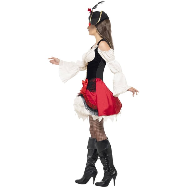 Smiffys Womens/Ladies Glamorous Pirate Costume Set