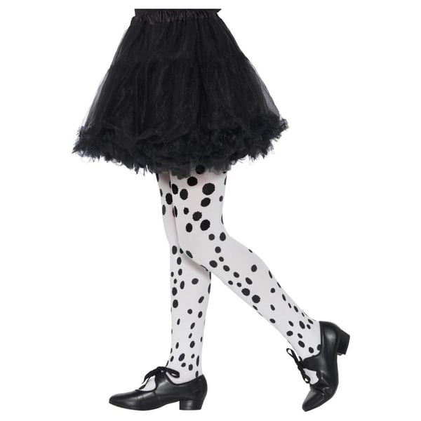 Smiffys Girls Dalmatian Tights