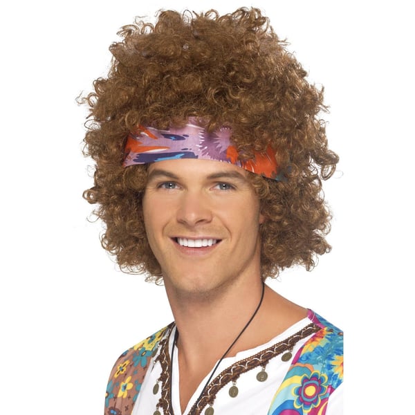 Smiffys Mens Hippie Costume Accessory Set