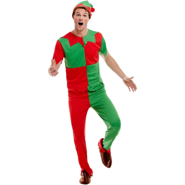 Smiffys Unisex Adult Elf Costume Set