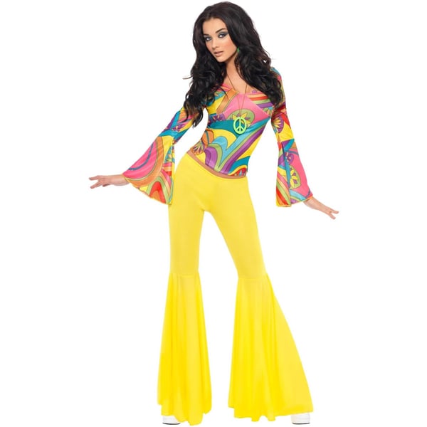 Smiffys Womens/Ladies 70s Groovy Babe Costume Set