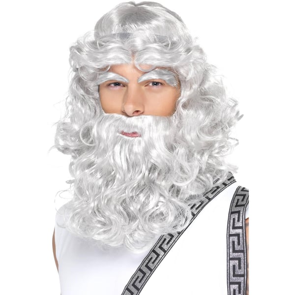Smiffys Mens Zeus Wig Set
