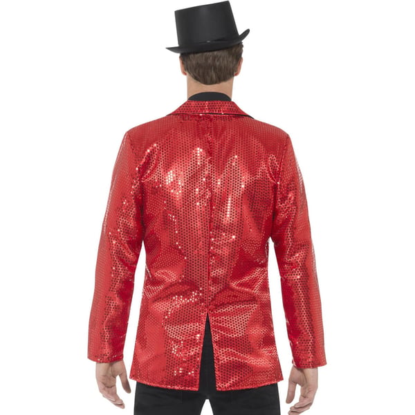 Smiffys Unisex Adult Sequin Costume Jacket