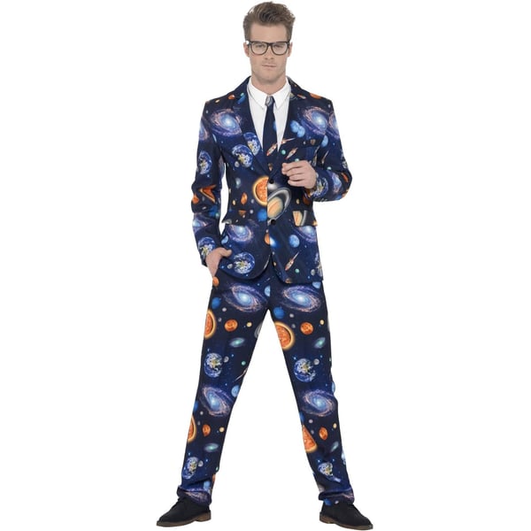 Smiffys Mens Space Costume Suit Set