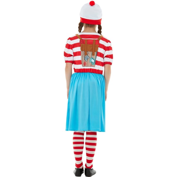 Wheres Wally? Girls Deluxe Wenda Costume Set