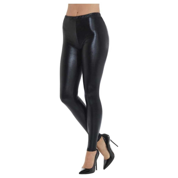 Smiffys Womens/Ladies 80s Disco Metallic Leggings