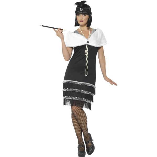 Smiffys Womens/Ladies Flapper Costume Set