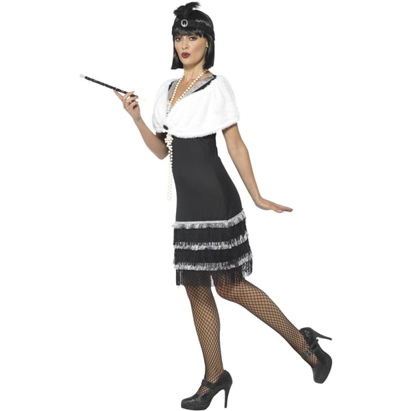 Smiffys Womens/Ladies Flapper Costume Set