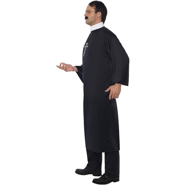 Smiffys Mens Priest Costume Set