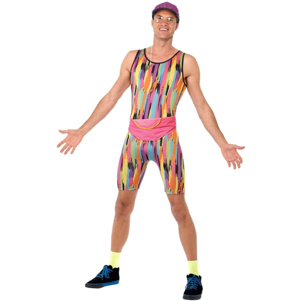 Smiffys Mens Aerobics Instructor Costume Set