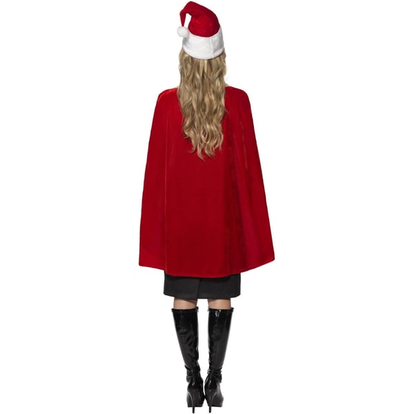 Smiffys Dam Tomte Juldräkt Set