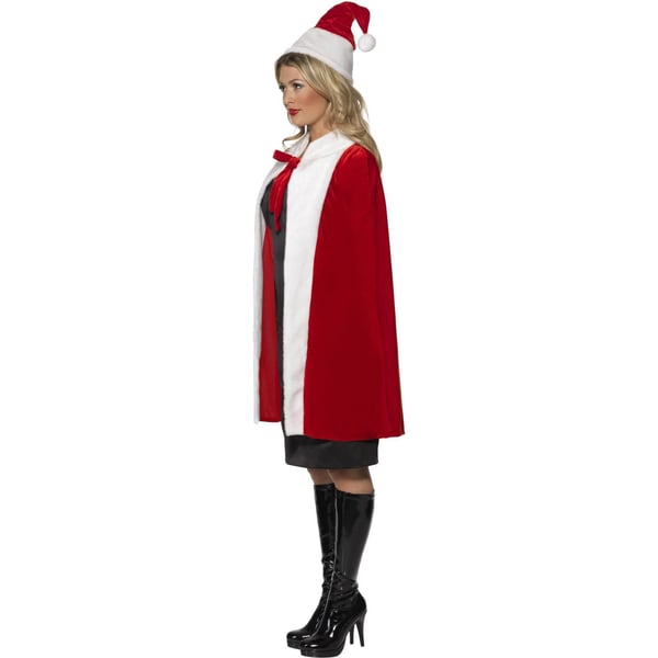 Smiffys Dam Tomte Juldräkt Set