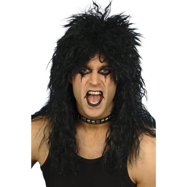 Smiffys Miesten Hard Rocker -peruukki
