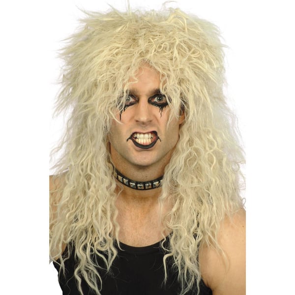 Smiffys Miesten Hard Rocker -peruukki