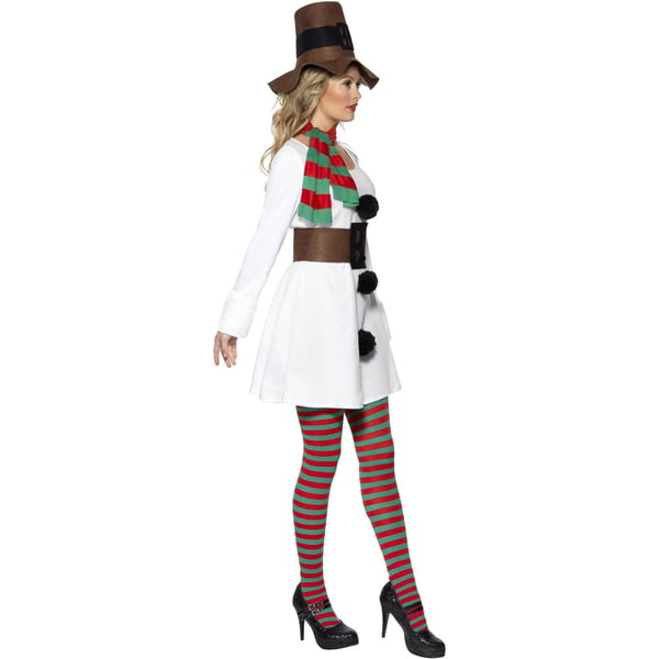 Smiffys Womens/Ladies Miss Snowman Costume Set
