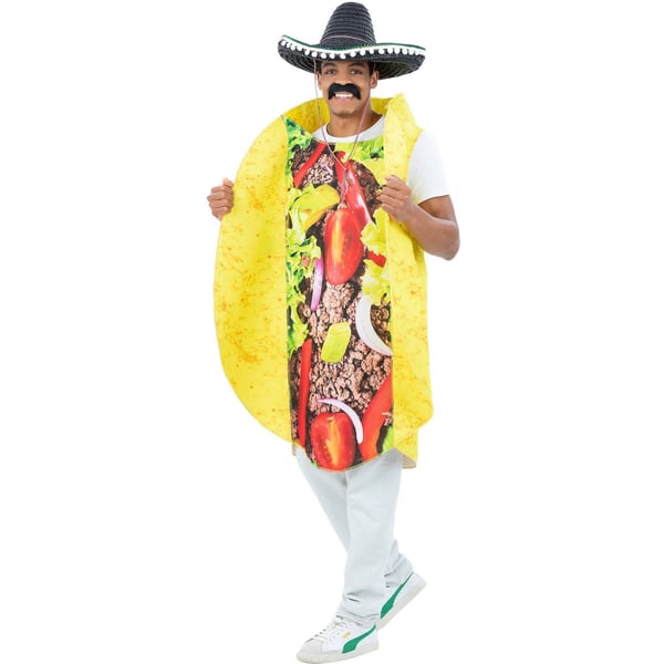 Smiffys Unisex Adult Taco Costume Tabard