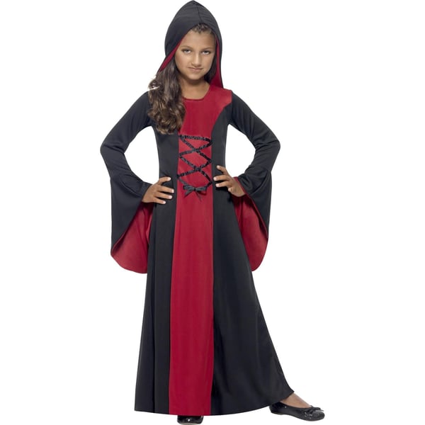 Smiffys Girls Vampire Costume Robe