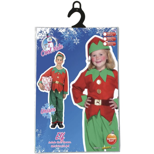 Smiffys Childrens/Kids Elf Christmas Costume