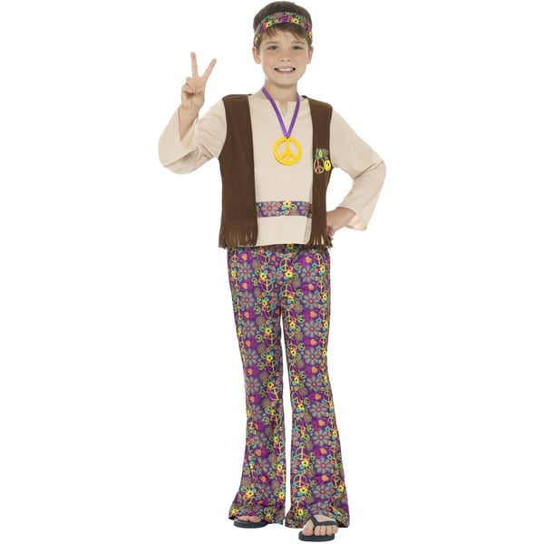 Smiffys Boys Hippie Costume Set
