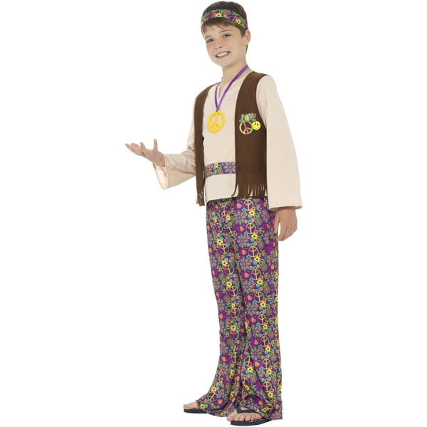 Smiffys Boys Hippie Costume Set