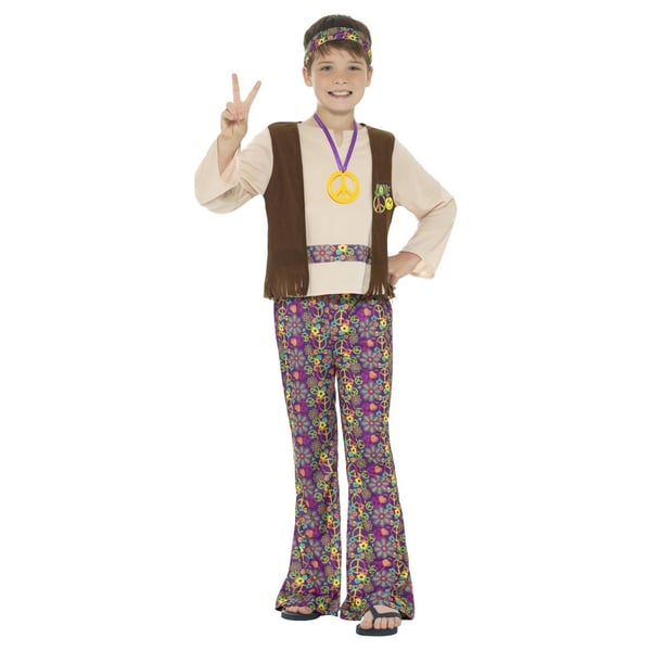 Smiffys Boys Hippie Costume Set