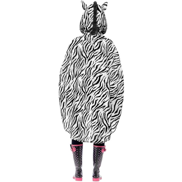 Smiffys Unisex aikuisten seepra-asu poncho