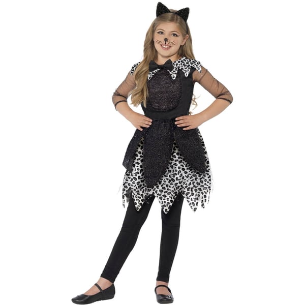 Smiffys Girls Deluxe Cat Costume
