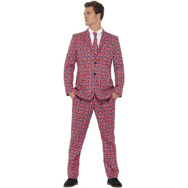 Smiffys Miesten Union Jack -puku
