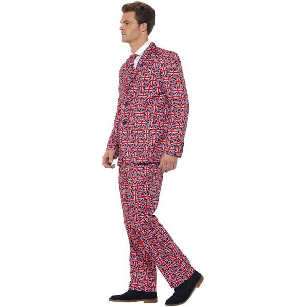 Smiffys Miesten Union Jack -puku