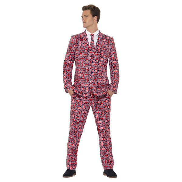 Smiffys Miesten Union Jack -puku