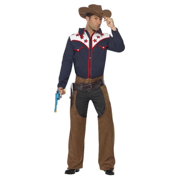 Smiffys Unisex aikuisten rodeokowboiasu