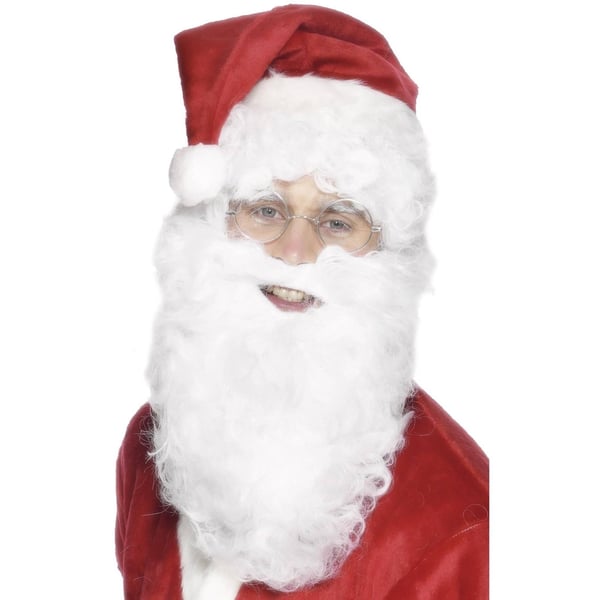 Smiffys Mens Economy Santa Claus Fake Beard