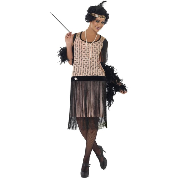 Smiffys Naisten 20-luvun Coco Flapper -asu