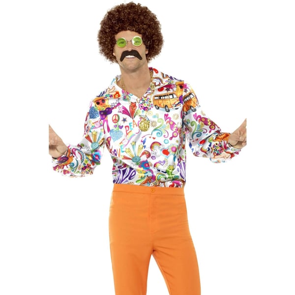Smiffys Mens 60s Groovy Shirt