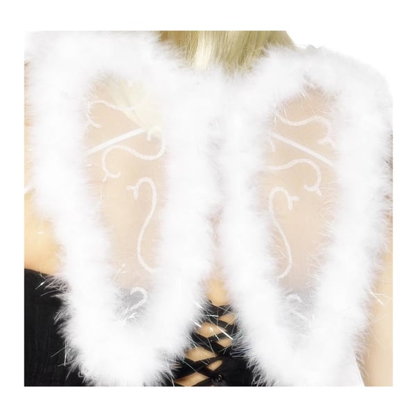 Smiffys Mini Marabou Glitter-siivet