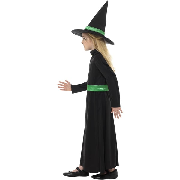 Smiffys Girls Wicked Witch Costume Set