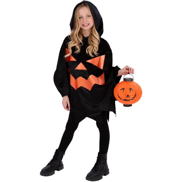 Smiffys Lasten Kurpitsa Halloween Poncho