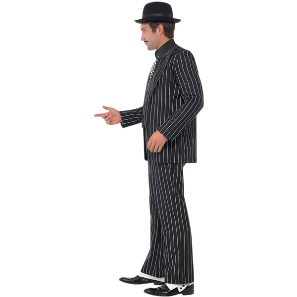 Smiffys Miesten Gangsteri Vintage -asu