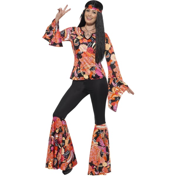 Smiffys Naisten Willow The Hippie -asu