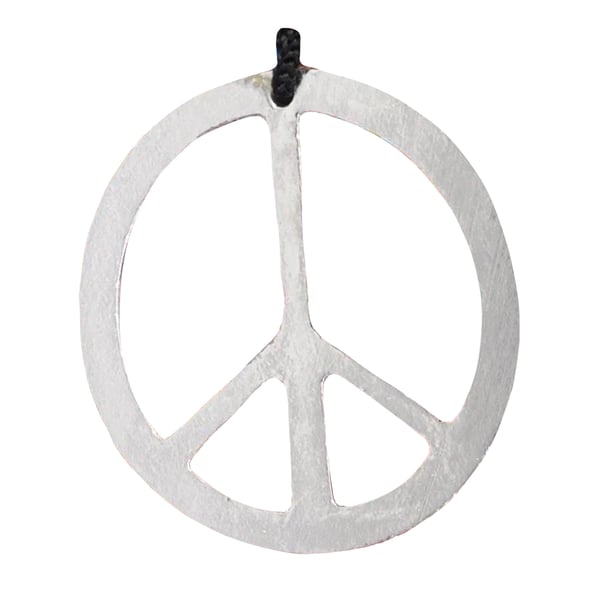 Smiffys Unisex Adult Peace Symbol Necklace
