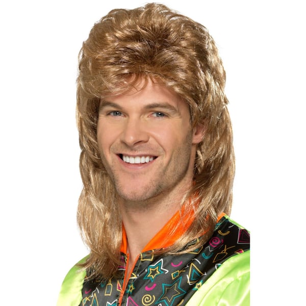 Smiffys Herr Mullet Peruk