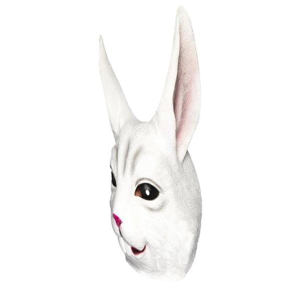 Smiffys Unisex Adult Rabbit Mask