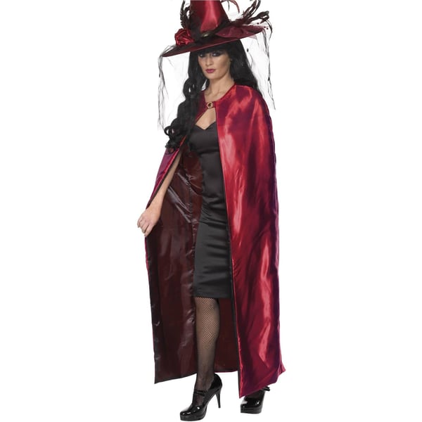 Smiffys Womens/Ladies Costume Reversible Cape