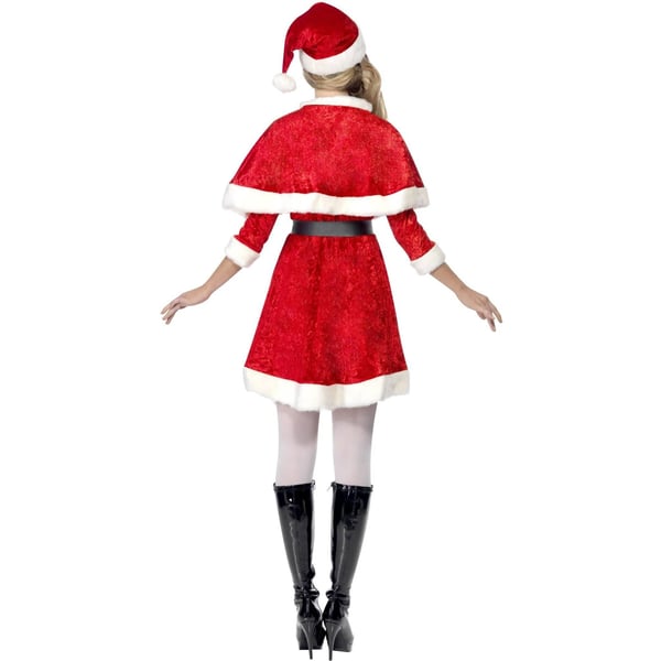 Smiffys Womens/Ladies Miss Santa Christmas Costume Set