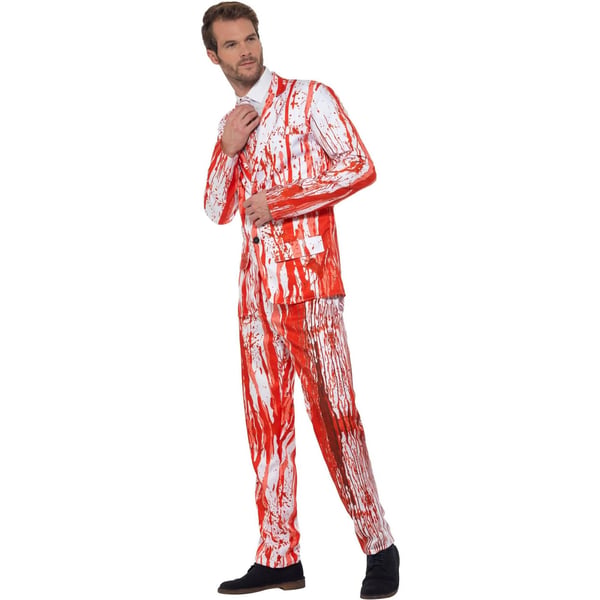 Smiffys Mens Blood Drip Costume Suit