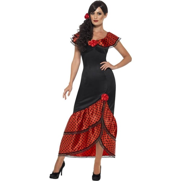 Smiffys Womens/Ladies Senorita Flamenco Costume